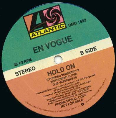 En Vogue : Hold On (12", Promo)