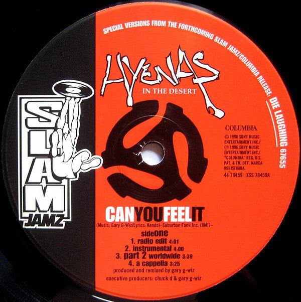 Hyenas In The Desert : Can You Feel It (12")