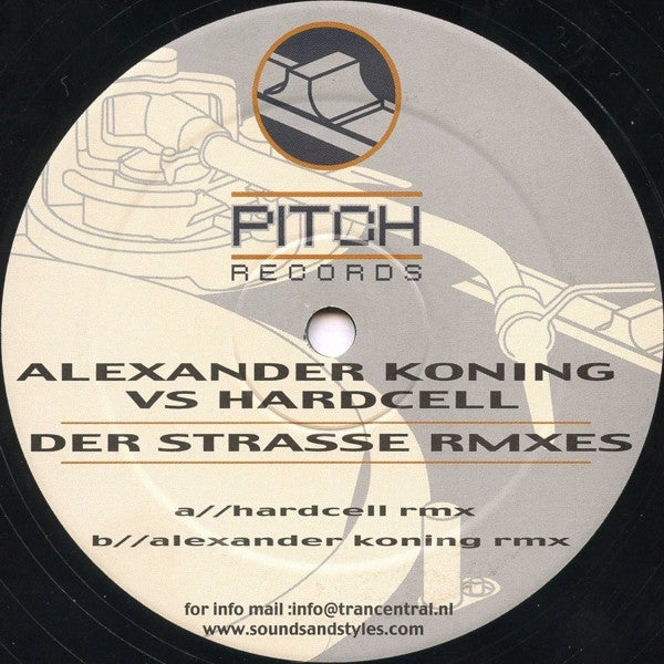 Alexander Koning vs. Hardcell : Der Strasse Rmxes (12",45 RPM)
