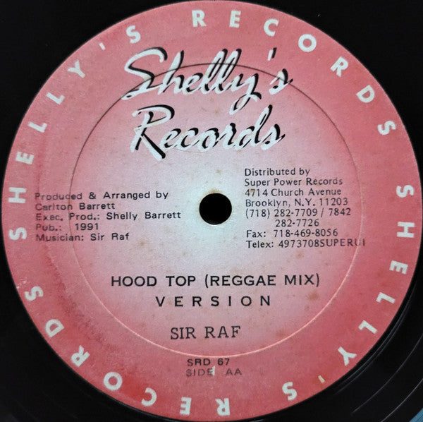 Sister Charmaine : Hood Top Flop (12", Single)