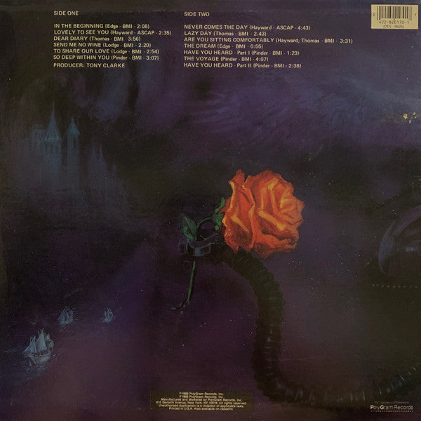 The Moody Blues : On The Threshold Of A Dream (LP, Album, RE, 53 )