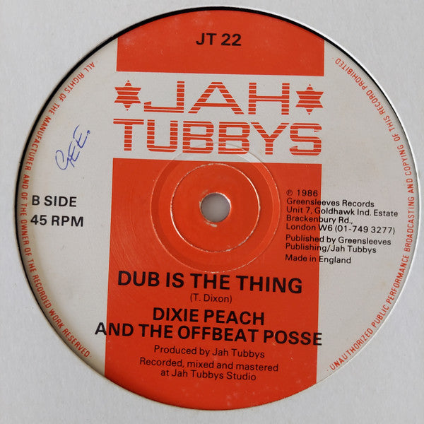 Dixie Peach And The Offbeat Posse : Love Is A Thing (12")