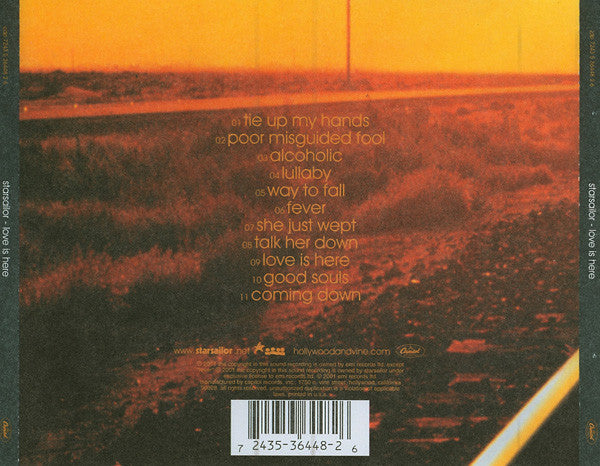Starsailor : Love Is Here (CD, Album)