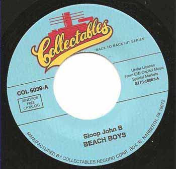 The Beach Boys : Sloop John B (7", RE)