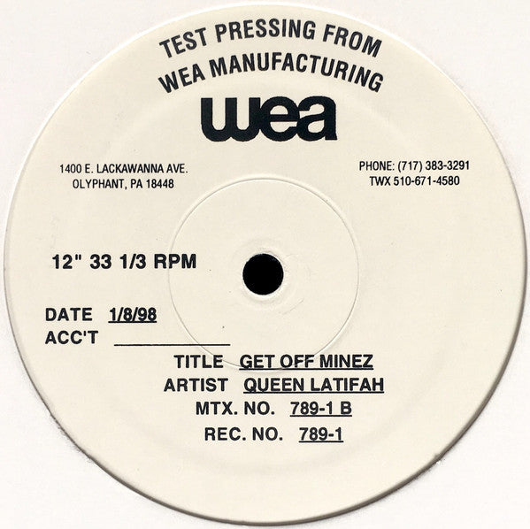 Queen Latifah : Name Callin' Part II (12", TP)
