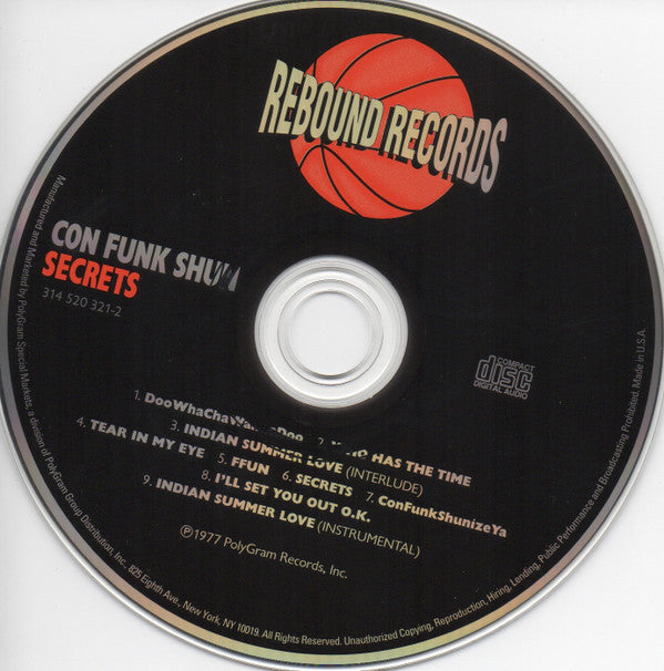 Con Funk Shun : Secrets (Album,Reissue)