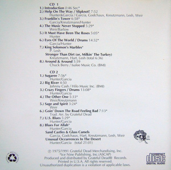 The Grateful Dead : One From The Vault (2xCD, Album)