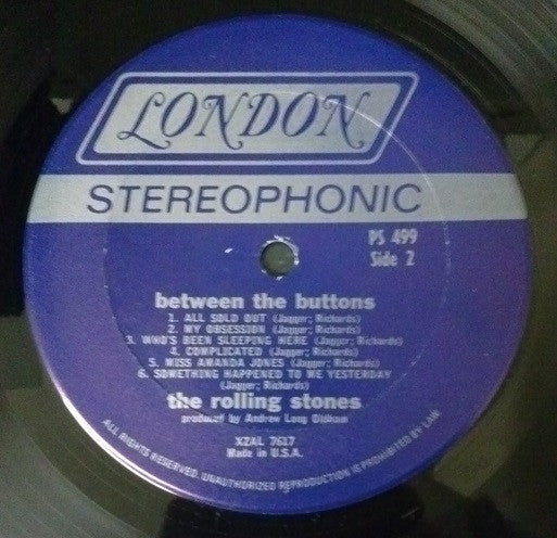 The Rolling Stones : Between The Buttons (LP, Album, Ter)