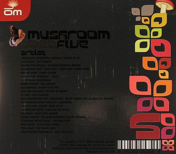 DJ Mark Farina* : Mushroom Jazz Volume Five (CD, Mixed)