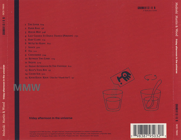 Medeski Martin and Wood* : Friday Afternoon In The Universe (CD, Album)