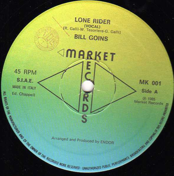 Bill Goins : Lone Rider (12")