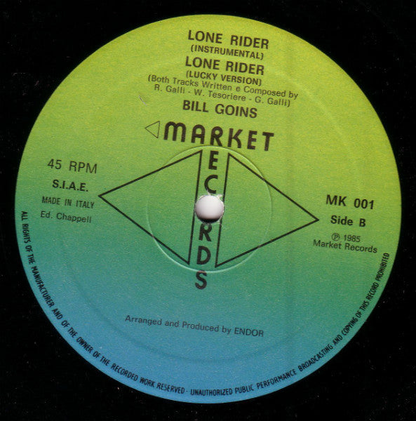 Bill Goins : Lone Rider (12")