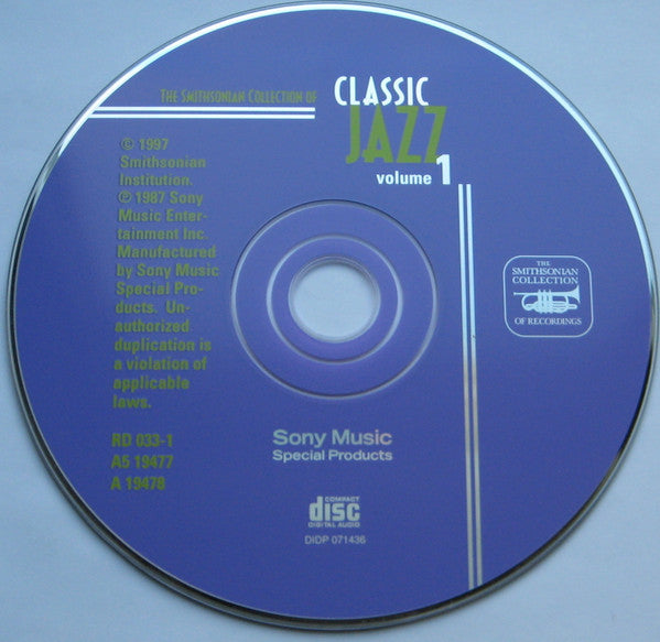 Various : The Smithsonian Collection Of Classic Jazz (5xCD, Comp, RM + Box)