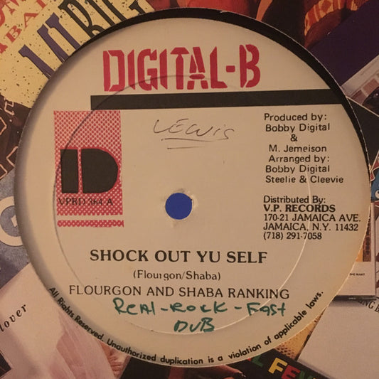 Flourgon & Shaba Ranking* : Shock Out Yu Self (12")