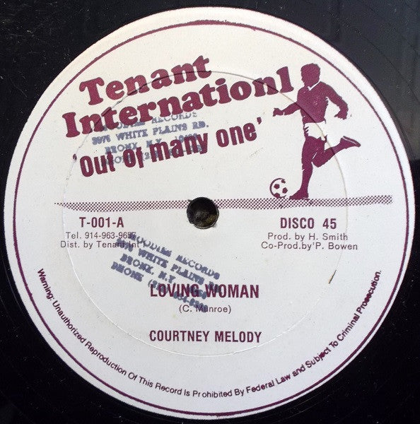 Courtney Melody : Loving Woman (12")