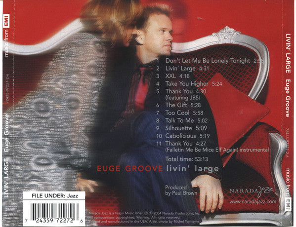 Euge Groove : Livin' Large (CD, Album)