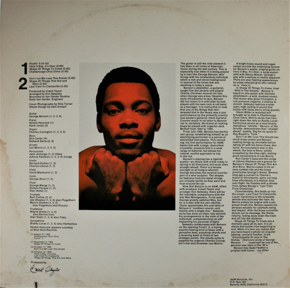George Benson : Shape Of Things To Come (LP, Album, RE)