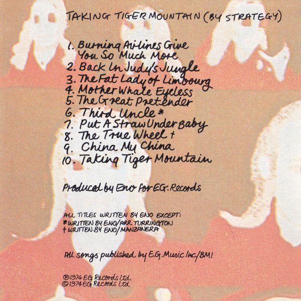Eno* : Taking Tiger Mountain (By Strategy) (CD, Album, RE, Dis)