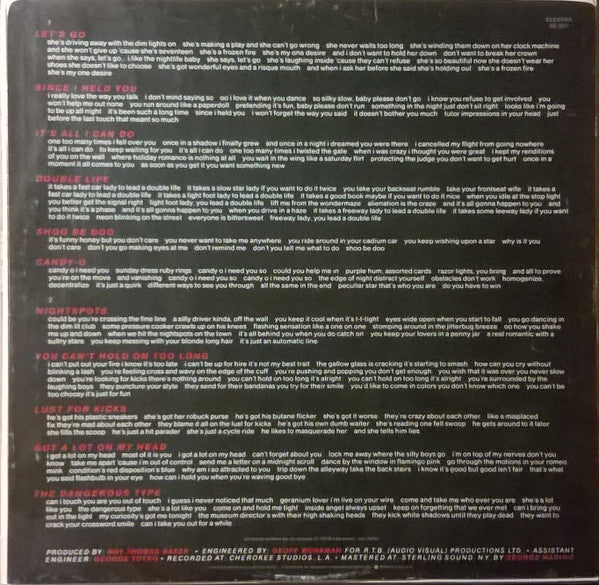 The Cars : Candy-O (LP, Album, Mon)
