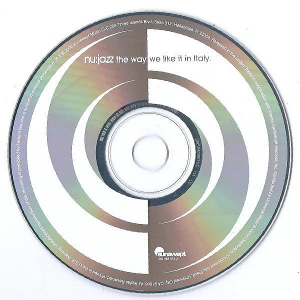 Various : Nu:Jazz Italia (CD, Comp)
