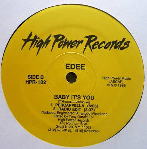 Edee : Baby It's You (12")