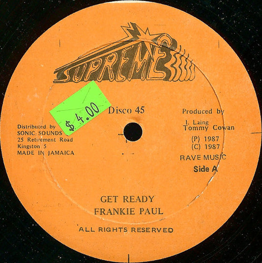Frankie Paul : Get Ready (12")
