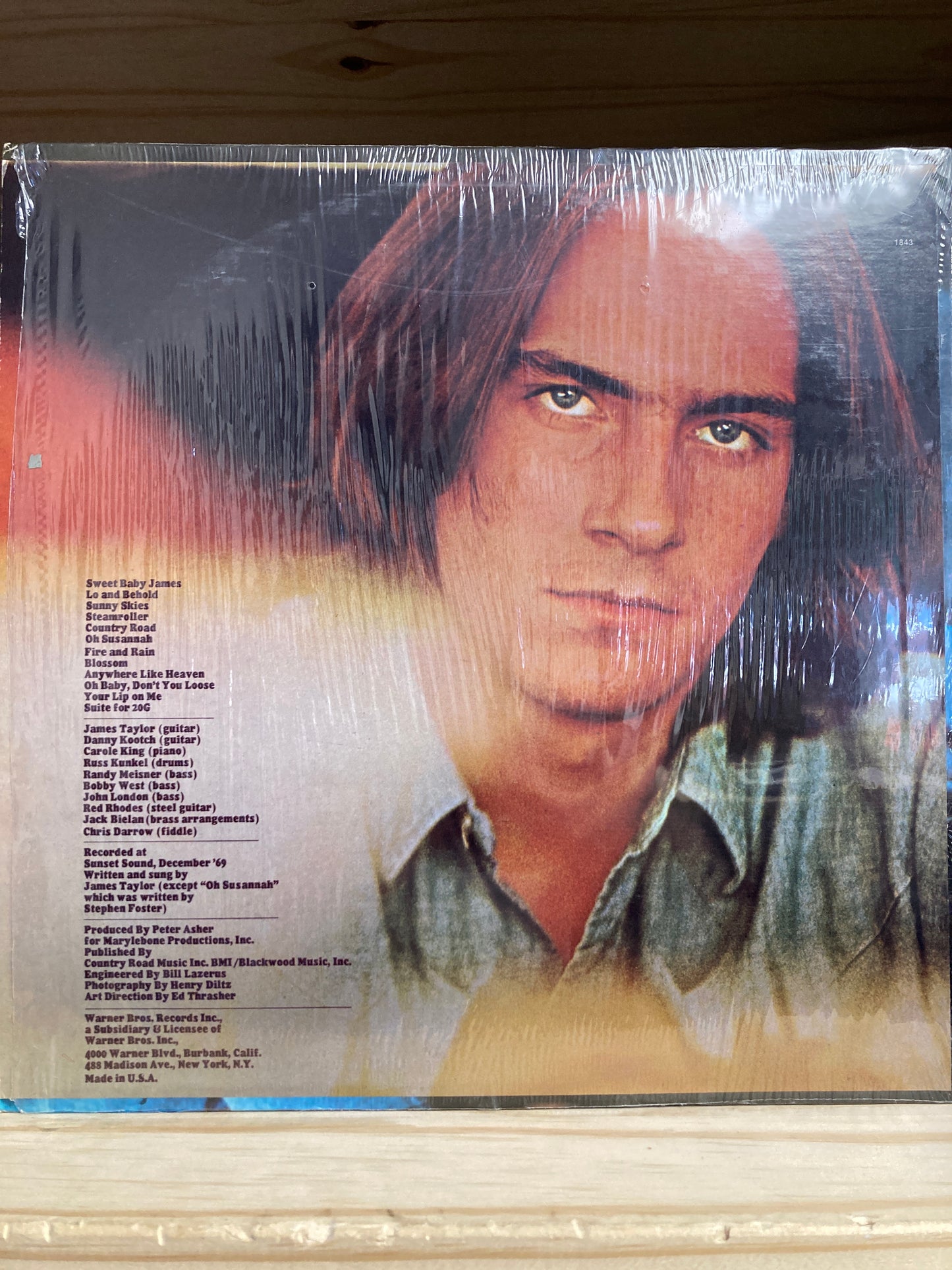 James Taylor - Sweet Baby James - 12" Vinyl LP