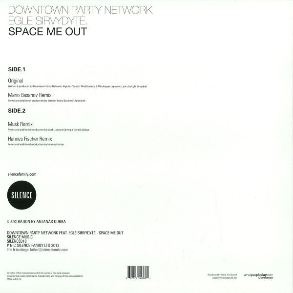 Downtown Party Network Feat. Eglė Sirvydytė : Space Me Out (12")