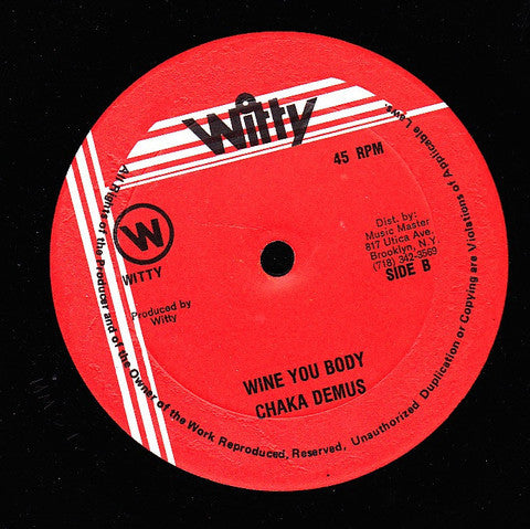 Horace Andy / Chaka Demus : Old Dub Plate / Wine You Body (12")