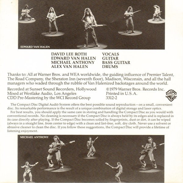Van Halen : Van Halen II (Album,Reissue,Club Edition)