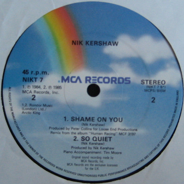Nik Kershaw : Wide Boy (12", Single)