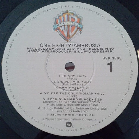 Ambrosia (2) : One Eighty (LP,Album)