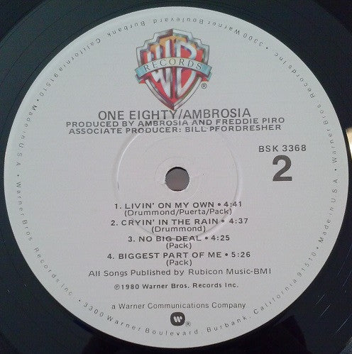 Ambrosia (2) : One Eighty (LP,Album)