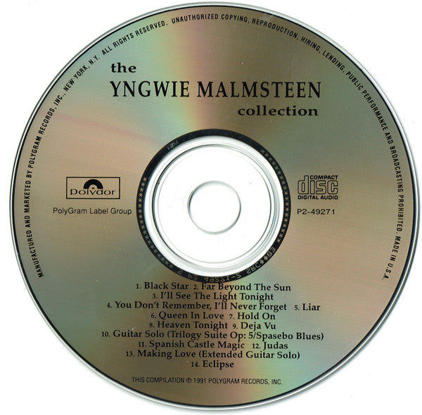 Yngwie Malmsteen : The Yngwie Malmsteen Collection (CD, Comp, Club)