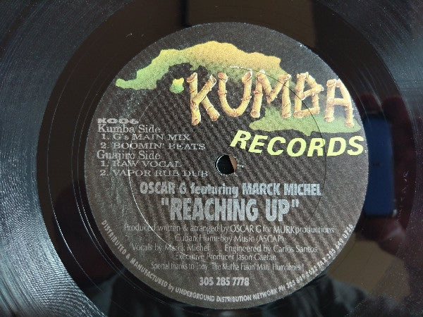Oscar G.* Featuring Marck Michel : Reaching Up (12")