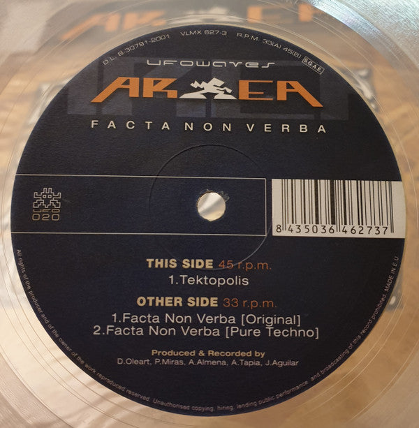 Area : Facta Non Verba (12", Maxi)
