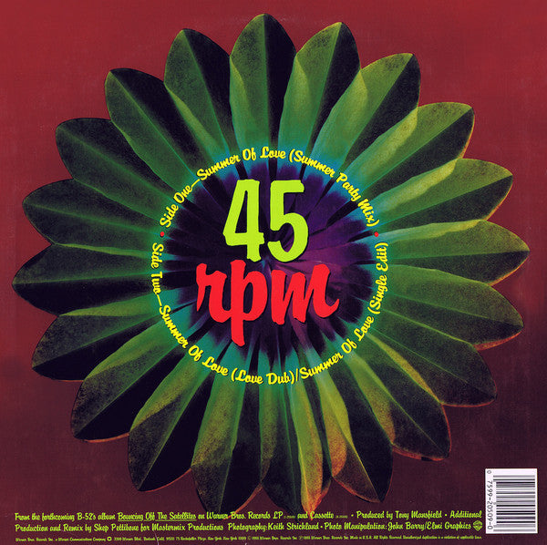 The B-52's : Summer Of Love (12", Maxi, Spe)