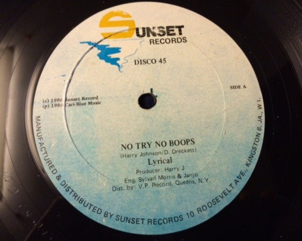 Lyrical, Red Dragon : No Try No Boops / Nah Get Nutten (12")