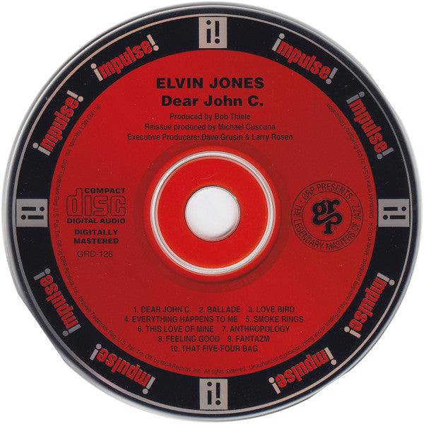 Elvin Jones : Dear John C. (CD, Album, RE)