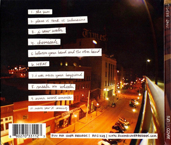 Tigers Jaw : Tigers Jaw (CD, Album)