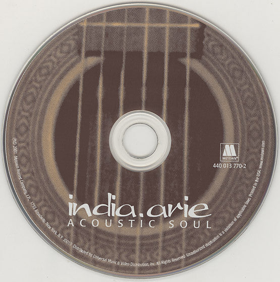 India.Arie : Acoustic Soul (CD, Album, UML)