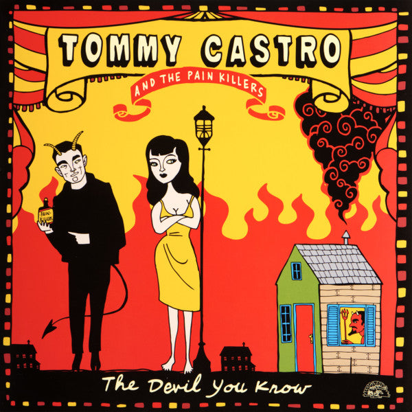 Tommy Castro And The Painkillers : The Devil You Know (LP, Album, Red)