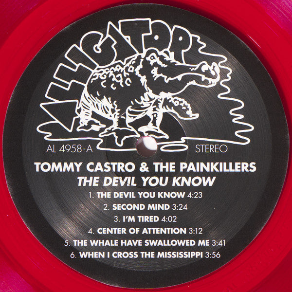 Tommy Castro And The Painkillers : The Devil You Know (LP, Album, Red)
