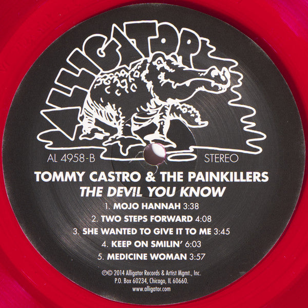 Tommy Castro And The Painkillers : The Devil You Know (LP, Album, Red)