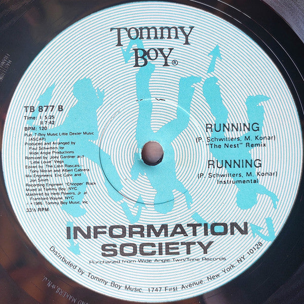 Information Society : Running (Remix) (12",33 ⅓ RPM)
