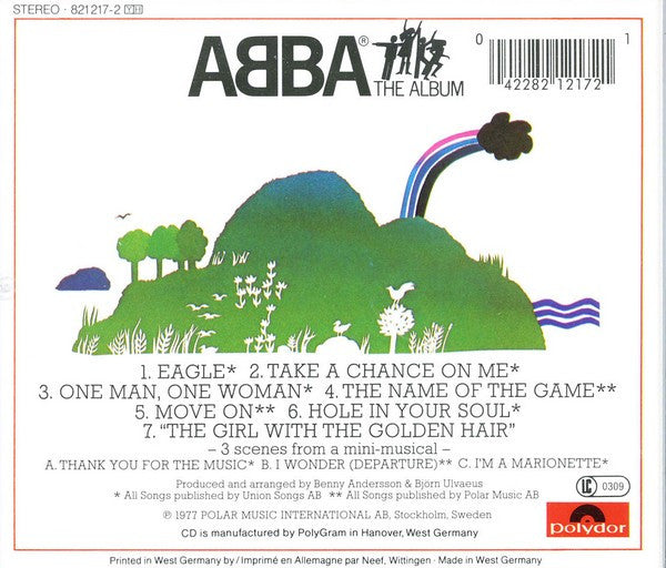 ABBA : The Album (CD, Album, RE)