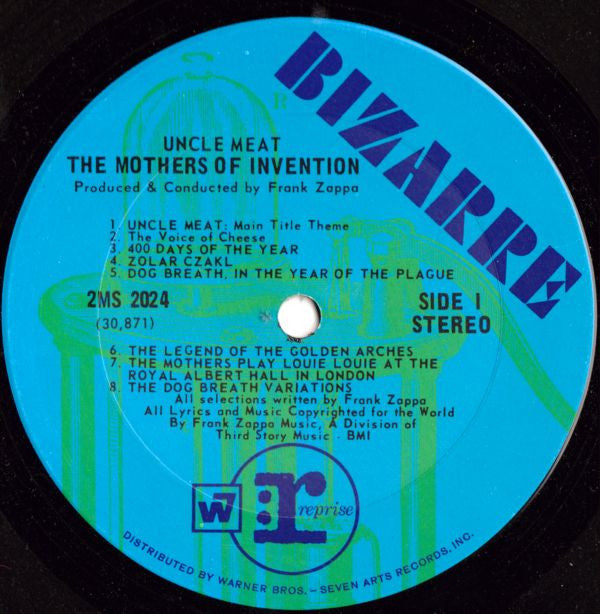 The Mothers Of Invention* : Uncle Meat (2xLP, Album, CTH)