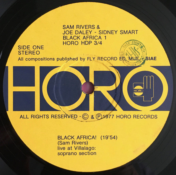 Sam Rivers : Black Africa! Villalago (Black Africa 1) (2xLP, Album)