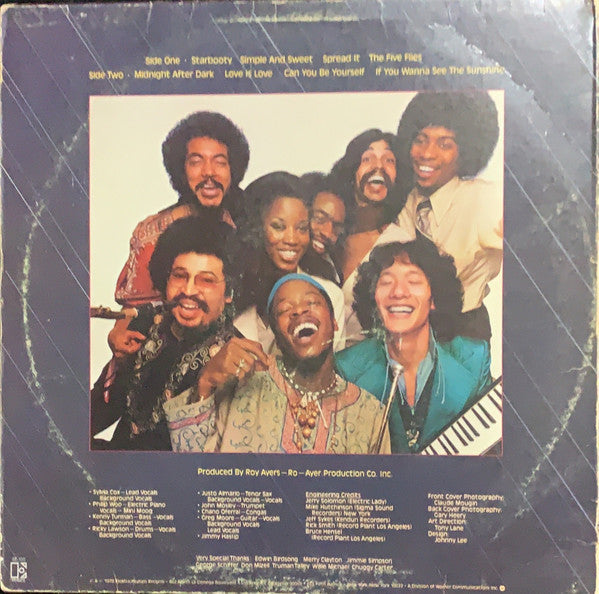 Roy Ayers Presents Ubiquity (4) : Starbooty (LP, Album, Promo)