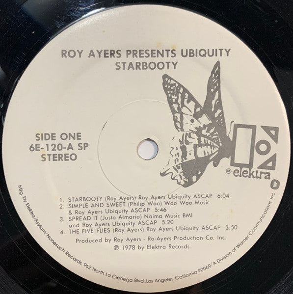 Roy Ayers Presents Ubiquity (4) : Starbooty (LP, Album, Promo)